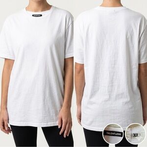 Talentless White Crewneck Tee MEN brand new size xl never worn